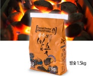 공주밤숯 1.5kg  3kg (친환경제품  국내생산  공주시  천연숯  캠핑차콜) : 캠프아웃도어