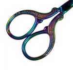 레인보우 홀로그램 수예용 자수용 가위 90mm : 포에스