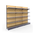 OK에스 편의점진열대 슈퍼마켓 선반 나뭇결 다층 보관 랙 : 오케이에스