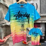 Stussy 스투시 타이다이 월드투어 반팔티 : 메테오빈티지