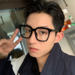 패션 남녀공용 사각 일반 안경 PC 프레임 파티 안경용 2 포인트 광학 : 거성시대