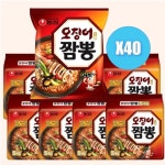 오징어짬뽕 40개 1박스 : 썸머피치하우스