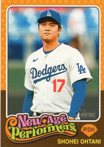 쇼헤이 오타니 야구카드 탑스 뉴에이지 퍼포머 2024 MLB카드 다저스 4328 : WECollectibles