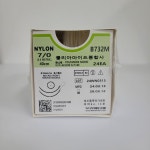 아이리 폴리아마이드봉합사 BLUE NYLON NB7024DN 7/0 매몰실 쌍꺼풀 : 메디캠프