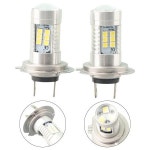 하이 퀄리티 자동차 H7 LED 전구 키트 헤드라이트 전구 키트 12V 전압 85x40 cm H7 슈퍼 브라이트 6000K 2 개 : 올데이인터내셔널