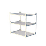 핸즈 데코 메쉬 철망 스틸 프레임 3단 수납 선반 랙 선반장 가로600x세로400  : 다원핸즈데코