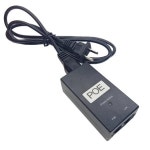 POE 인젝터 데스크탑 이더넷 전원 공급 어댑터 감시 CCTV IP 카메라 전화 AP 100Mbps 48 V 24V 05A 1A : 셀링바이스토어