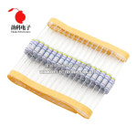 5% 와이어 권선 저항기 퓨즈 저항 0.1R 0.05 0.1 0.22 0.33 0.47 0.5 1 2.2 3 4.7 5.1 6.8 10 22 47 51 100 옴 2W 20 개 : moduen market