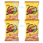 260g 농심 단체간식 4봉 오징어집 지퍼백 봉지과자 구운버 : 자이스토어