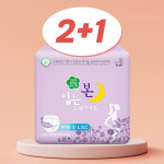 [2+1] 유기농본 유기농 순면 팬티형 생리대 입는 오버나이트 : 유기농본공식몰