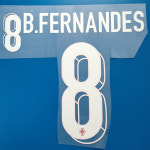 이름 번호 2024 포르투갈 국대 홈 브루노 페르난데스 8번 네임셋 (앞번호 포함) B.FERNANDES 8_1372 : 티브랜드