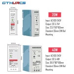 산업용 미니 AC DC Din 레일 전원 공급 장치 스위치 MDR10W 단일 출력 스위칭 12V 24V 소스 20W 40W 60W 100W : 셀링바이스토어