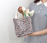 미니기저귀가방 마실 가벼운 작은 손가방 산모 이유식 천 가방 : 한국코리아