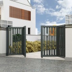 단독주택현관문 현관문 도어 전원주택대문 입구 : 데이지블루