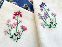 프랑스자수패키지 꽃사랑 손수건 만들기 DIY 키트 : 림자수공방