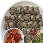 맛있는 토종 옛날 고기 야채 순대 업소용 도매 납품 포차 피순대 선지 국밥용 : 세이브마스터