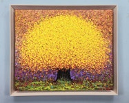 닐리리갤러리 김성지작가 20호 황금나무 돈들어오는그림 풍수인테리어 돈나무 행운나무 입주액자 재물복 신축건물액자 결혼선물 개업선물... 