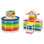 창의력발달 교구 원목 블럭쌓기 놀이 장난감 돌봄교실 혼자놀기 : 라라미유