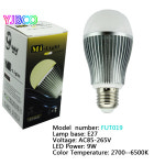 밀라이트 LED 듀얼 화이트 전구 베이스 램프 CCT AC85-265V FUT006 FUT007 2.4G 4 존 LED 원격 제어 조광기 5W 6W 9W GU10 E27 : amuseby