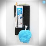 보125 타공판 인테리어소품 악세사리부자재 검정 부자재 벽선반 252X125X15 A0588 2개 : 온쇼핑스