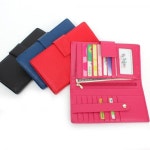 F8012 블루마운트 소가죽 장지갑 통장지갑 핸드폰지갑 : 해피해피스토어