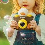 목걸이 카메라 자동 비누방울 총 장난감 비눗방울 리필 어린이날 선물 : 미니미니 선물가게