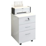 열쇠 서랍장 사무실 3단 이동식 서랍 서류 문서 수납장 : 다모아몰마켓