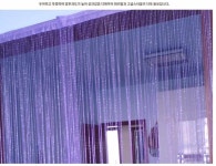 출입문 차단 고급 장식 완제품 인테리어 거실 문발 현관 비즈발 커튼 : ONE2ONE