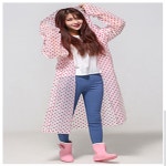 EVA 남여공용 땡땡이 우의 비옷 : 도하팩토리