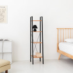 MOBLAC 선반 350 좁은 350x350x1480mm, 4단, 블랙 7805.3378 : 마켓비 공식스토어