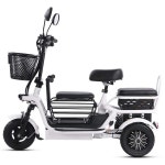 여성세발오토바이 출퇴근용 소형 접이식 전기 바이크 (500W/12A/30km/48V)-색상메모 : 유니언 물류