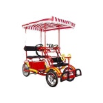 2인용 마차 자전거 이벤트 테마파크 한강 나들이 야외 (빨간색/파란색/녹색/주황색)비고란선택 : 일상셀러