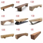 통나무 벤치의자 그루터기 북유럽 우드 미술관 스툴 디자인 현관 긴의자 : The건강한 하루