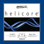 D&#39;Addario 다다리오 우드베이스(콘트라 버스) 현 Helicore Hybrid 세트 HH610 3/4H Heavy Tension[국내 정규품] : -에이픽스-