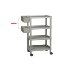 다용도 미니카트 YM-101C 병원 요양원 회진용 다용도 트롤리 카트 : 유한헬스케어