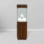 골동품 진열장 캐비닛 박물관 유물 전시장 고급 매장 40x40x180cm : 포지티브플러스샵