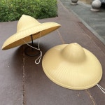 농라 자외선차단 베트남모자 라탄 챙큰모자 농사밀짚모자 : 퍼트레이드