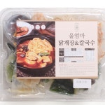 생일상밀키트 손님상차림 손님초대음식 집들이 캠핑밀키트 닭개장 칼국수 2인 1팩 : 휴리빙플러스