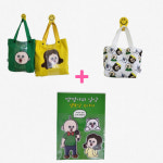 (한정수량 2분) 옥지 빵빵이 에코백 세트 굿즈 세븐일레븐 한정판 과자세트 : 비쥬월드