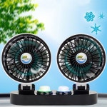 CMA 에코 3D 트윈 차량용 선풍기 5인치 12V/24V 카팬 트럭 포터 화물 카 버스 : 토투스