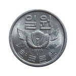 3-1000/ 한국주화 1968년 일원(1원)주화 : 카우리