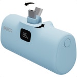 포켓쉴 비행기 기내 보조배터리 기내반입 미니 도킹형 보조배터리 5000 휴대용 : 바우아토