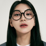 뿔테 안경 오버사이즈 동글이 가벼운 패션 안경테 : 롸잇히어