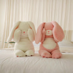 보들보들 사랑스러운 토끼인형 부끄러버 30cm 화이트 핑크 2종 봉제인형 : 돈앤돌스