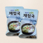 순수100%섬진강재첩국 500g 5팩 22500원/10팩 45000/섬진강재첩 직접채취 국물이 진해요! : 섬진강자연재첩