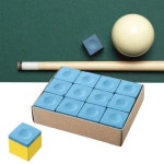 쵸크 당구쵸크 당구 큐 초크 큐브 테이블 스틱 대량 용품 클럽 교체 액세서리 12 팩 23x23x226mm : 얄리직구