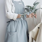 고드림 퓨어 컬러 프레쉬 린넨코튼 앞치마 : GO드림