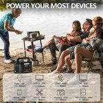 휴대용 발전소 태양광 발전기, 600W 463Wh, PD100W USB-C 2 AC 콘센트, 156000mAh 가정용 리튬 배터리 백업 캠핑 : BongbongStore1