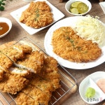 수제 바삭한 경양식 치킨돈까스 2장 총 320g 국내산 닭가슴살 치킨까스, 소스포함 : 송돈델리