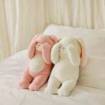 보들보들 사랑스러운 토끼인형 부끄러버 30cm 화이트 핑크 2종 봉제인형 : 돈앤돌스
